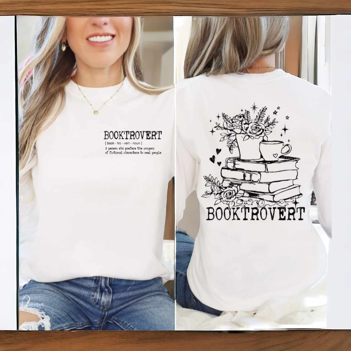 Booktrovert Graphic Sweatshirt