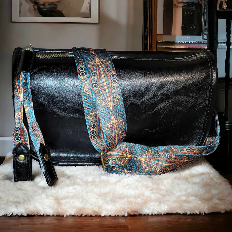 Faux Leather Boho Strap Purse