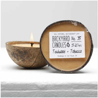 Half Shell Coconut Candles