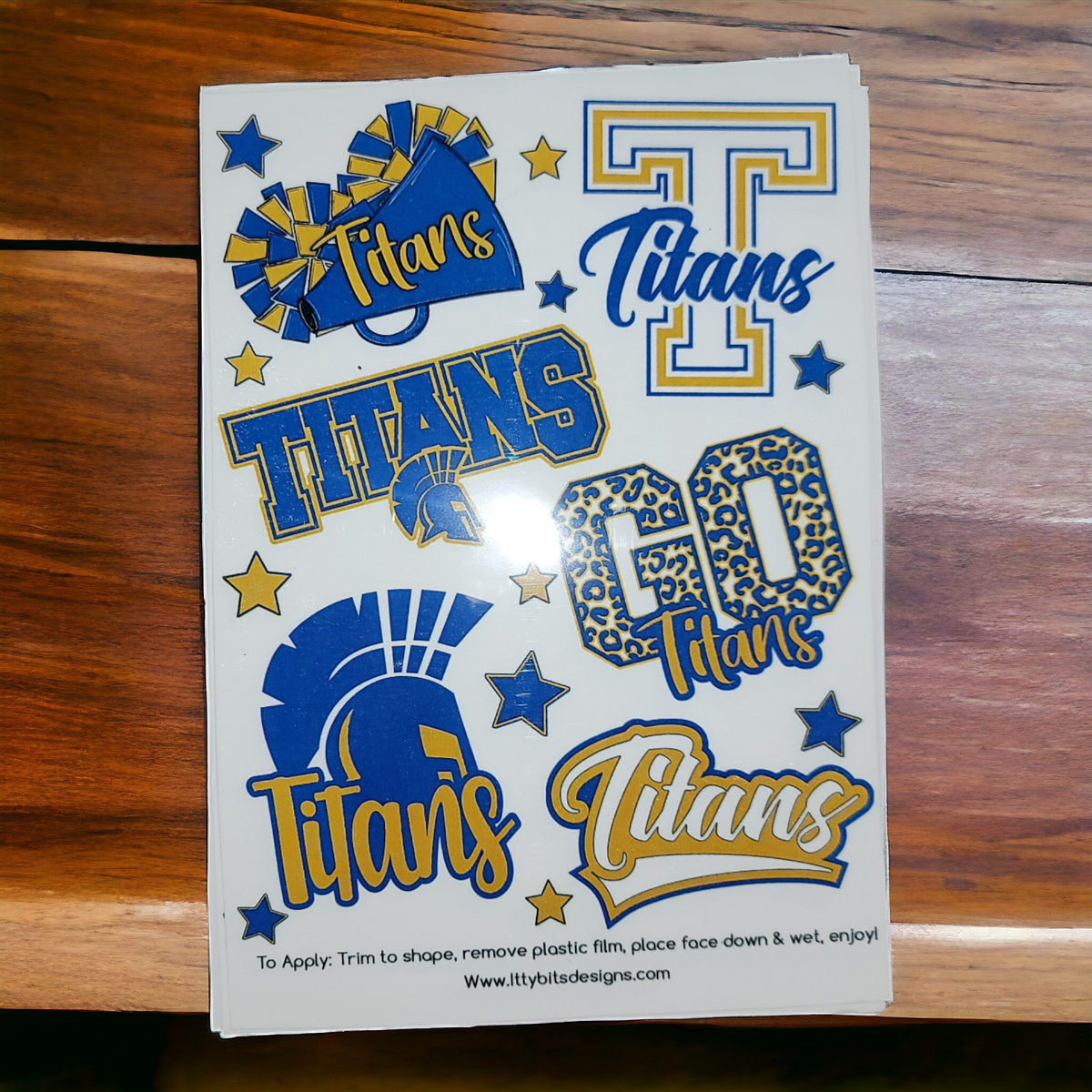 School Spirit Temporary Tattoos