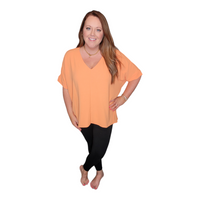 Woven Airflow Dolman Top