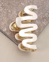 Premium PVC Casting Hair Claw Clips